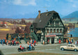 Adler Inn w/Beer Garden -- 8-1/4 x 5-1/8"  21 x 13cm