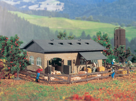Pig Barn -- 6-1/8 x 3-3/4 x 2-13/32"  15.5 x 9.5 x 6.1cm