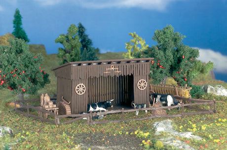 Cattle Shelter -- Kit - 3-1/8 x 1 x 1"  8 x 5 x 5.1cm