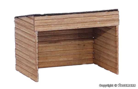 Goat Stable w/Goats -- Polyplate Kit - 1-7/16 x 1-1/8 x 1-1/8"  3.7 x 2.8 x 2.8cm-1