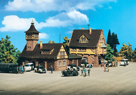 Rural Police Headquarters -- 10-5/8 x 5-1/2 x 6-5/8"  27 x 14 x 17cm