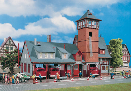 Fire Station -- 11-7/16 x 4-3/4"   29 x 12cm