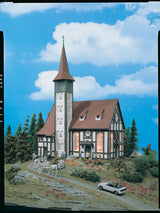 Altbach Half-Timber Church -- 7-13/16 x 5-5/8 x 12"  19.5 x 14 x 30cm-1