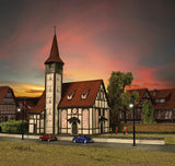 Altbach Half-Timber Church -- 7-13/16 x 5-5/8 x 12"  19.5 x 14 x 30cm-2