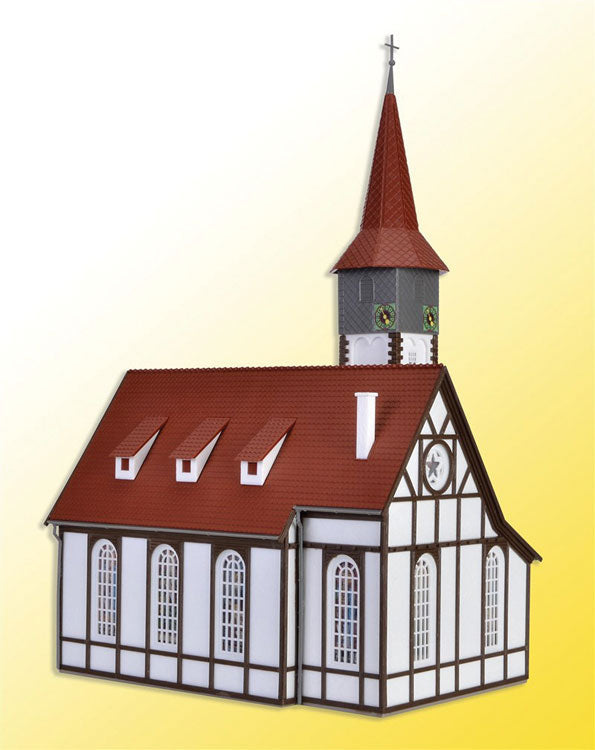 Altbach Half-Timber Church -- 7-13/16 x 5-5/8 x 12"  19.5 x 14 x 30cm-3