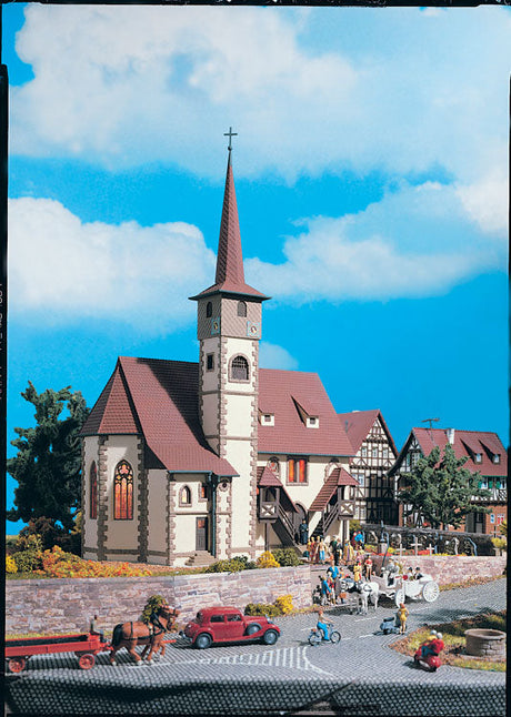 Ditzingen Church -- 9-1/2 x 6-1/8"   23.5 x 15.5cm