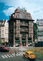 Classic Style Building w/Cafe -- 4-3/4 x 4 x 7-3/4"  12 x 10 x 19.6cm