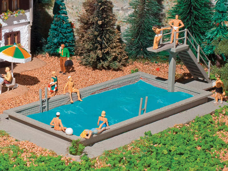 Swimming Pool -- Kit - 6-11/16 x 3-1/8 x 1-3/4"  17 x 8 x 4.5cm