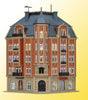 5-Story Corner Building Castle Avenue #1 (Red Brick) -- 5-5/8 x 5-5/8 x 9-13/64"  14 x 14 x 23cm-1