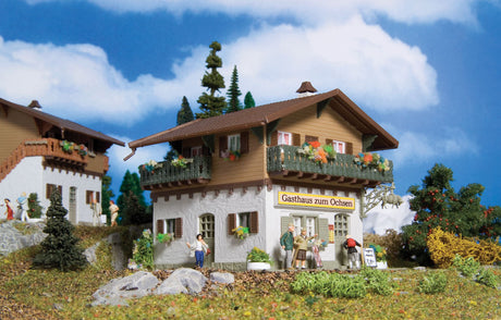 Restaurant "Gasthhaus zum Ochsen" -- 4-13/16 x 4 x 3-13/16"  12 x 10 x 9.5cm