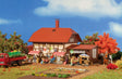 Organic Farm Shop - Kit (Organic Plastic) -- Includes Stands, Umbrellas & More 6-1/8 x 4-5/16 x 4-1/4"  15.5 x 11 x 10.8