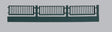 Factory Fence -- Approximately 74-3/4"  190cm long