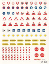 European Traffic Signs -- With Stickers for Customization-3