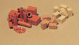 Brick Piles & Pipe -- 1/2 x 1/4 x 1/4"  11.6 x 7 x 7mm
