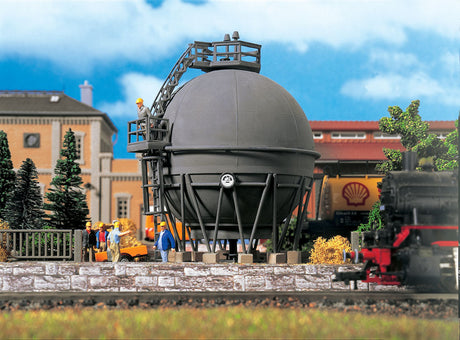 Spherical Gas Storage Tank -- 3-13/16 x 3-29/64 x 6"  9.5 x 8.6 x 15cm