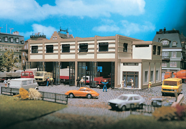 Modern truck depot