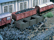 Coal Bin -- 4-13/32 x 1-13/32 x 15/16"  11 x 3.5 x 2.3cm