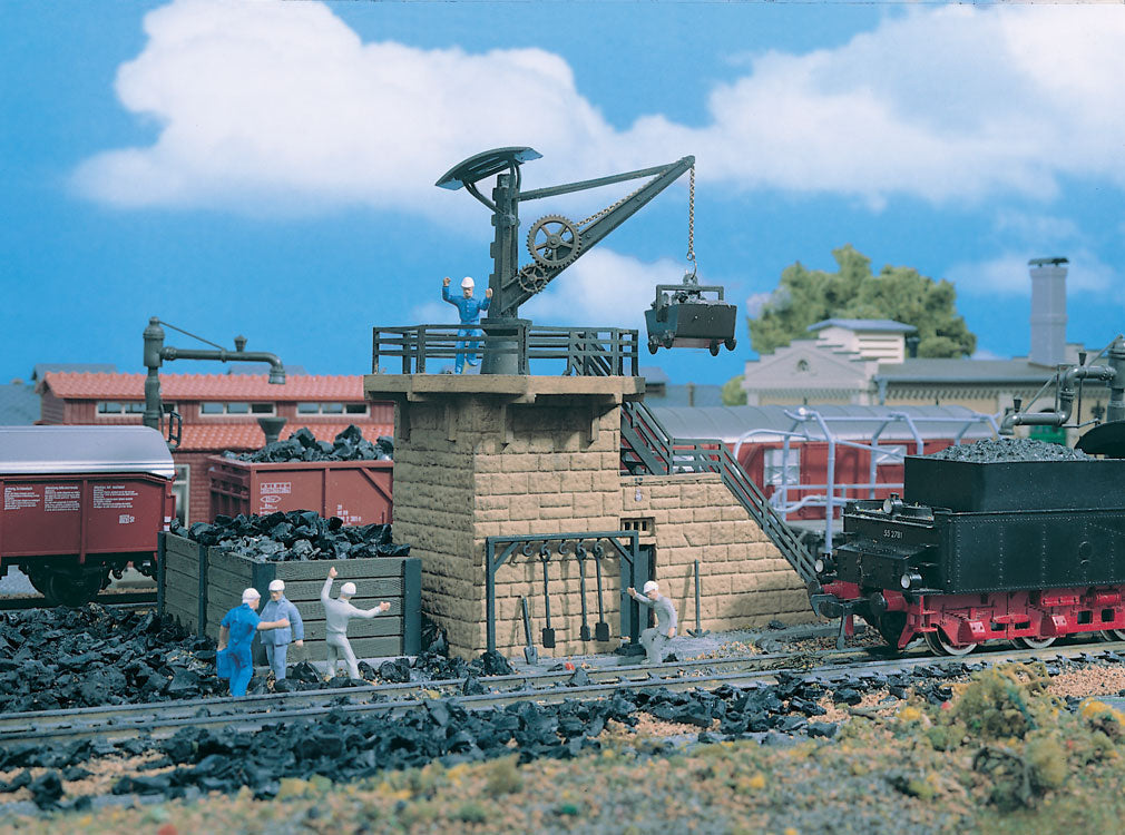 Small Coaling Tower w/Crane -- 6 x 3-5/8 x 4-13/64"  15 x 9 x 10.5cm