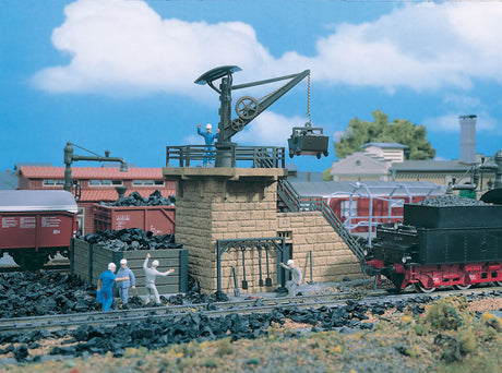 Small Coaling Tower w/Crane -- 6 x 3-5/8 x 4-13/64"  15 x 9 x 10.5cm