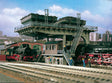 Coaling Stage -- 7-5/8 x 7-23/64 x 5-5/8"  19 x 18 x 14cm