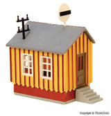 Railroad Scalehouse -- Kit - 2-3/8 x 1-5/16 x 2-1/2" 6 x 3.4 x 6.3cm-2