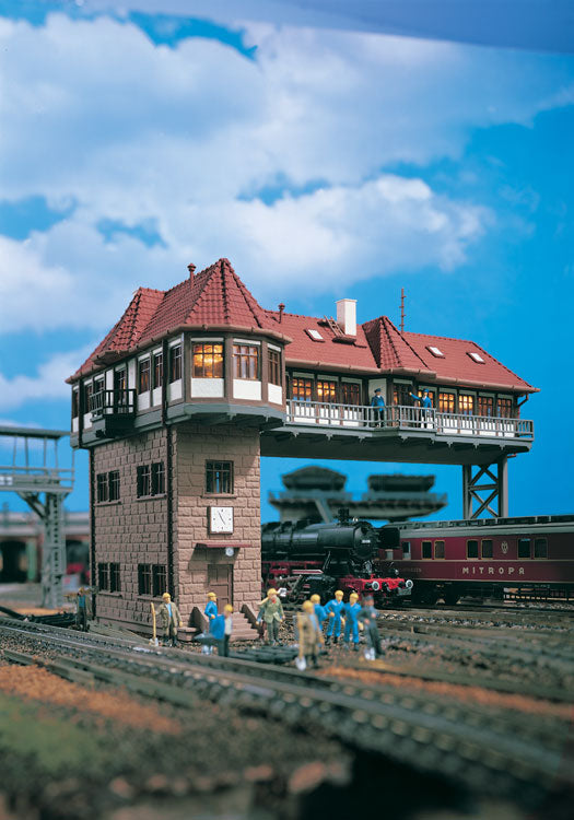"Stuttgart" Signal Tower -- 9-7/16 x 6 x 6-13/16"  26.3 x 15.2 x 17cm