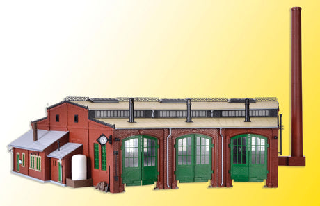 Three-Stall Roundhouse -- 13 x 19-5/8 x 4-7/8"  33 x 50 x 12cm-1