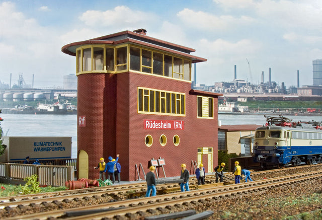 Rudesheim Interlocking Tower - Kit -- 7-1/4 x 3-1/8 x 7-5/16"  18.5 x 8 x 18.6cm-1