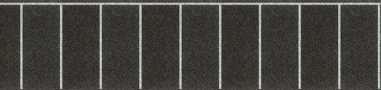 Parking Lot w/Straight Stalls - Self Adhesive -- 40 x 2-13/32"  100 x 6cm