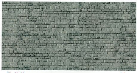 Stone Pattern Embossed Paper Sheet -- Porphyry Gray Brick pkg(10)