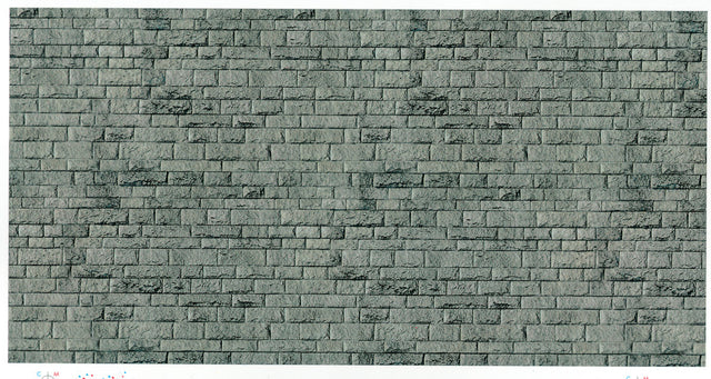 Stone Pattern Embossed Paper Sheet -- Porphyry Gray Brick pkg(10)