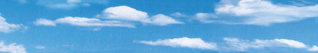 Sky & Clouds Background Scene -- 112 x 32"  280 x 80cm