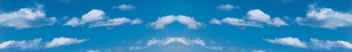Clouds Background Scene -- 108 x 20"  270 x 50cm
