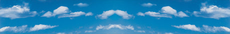 Clouds Background Scene -- 108 x 20"  270 x 50cm