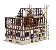 Half-Timbered House Under Construction -- Kit - 4-3/4 x 3-15/16 x 4-1/2"  12 x 10 x 11.5cm
