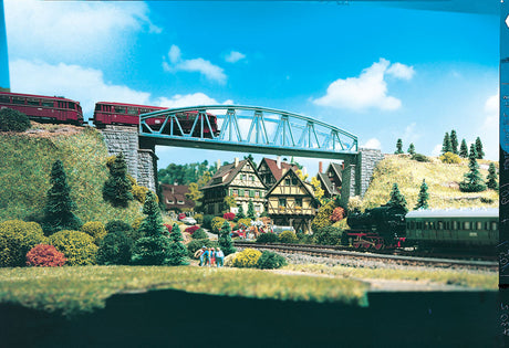 Truss Bridge w/Arched Sides -- 6-1/4 x 1-3/8" 16 x 3.5cm-1