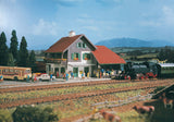 Farm House or Village Station -- 5-3/4 x 4-1/8" 22 x 10.5cm-1