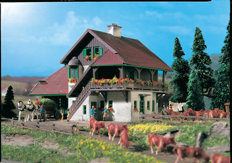 Farm House or Village Station -- 5-3/4 x 4-1/8" 22 x 10.5cm-2