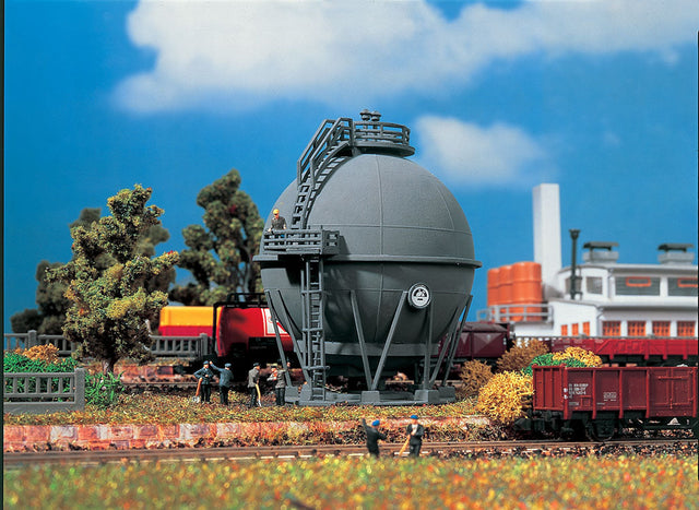 Spherical Gas Tank -- 3"  7.5cm Diameter x 3-13/32"  8.5cm Tall