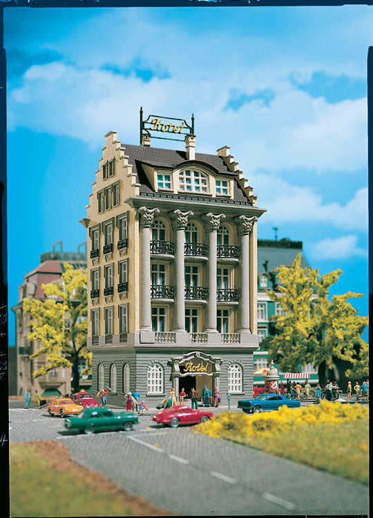 Hotel -- 3-5/16 x 3" 8.4 x 7.6cm