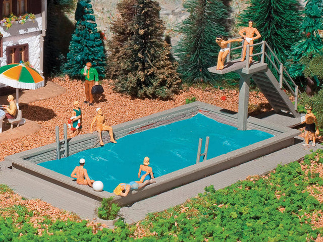 Swimming Pool -- Kit - 3-3/8 x 1-9/16 x 1"  8.5 x 4 x 2.5cm