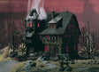 Vampire Villa Haunted Mansion w/Color Weathering Tablets -- 5 x 4 x 4-3/4"  12.5 x 10 x 11.8cm