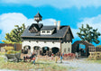 Stable w/Pigeon Loft -- 4 x 2-1/4" 10.2 x 5.8cm