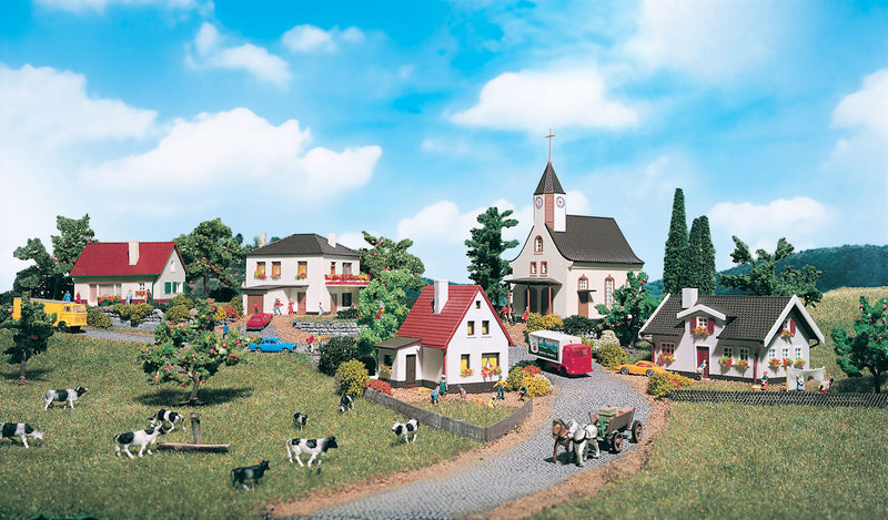 Village -- Includes one each 7700-7704