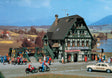 Half-Timber Gasthaus Inn -- 6-1/2 x 4-1/4" 16 x 10.6cm