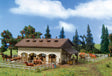 Horse Paddock w/Horses - Kit -- 14.5 x 21 x 5cm