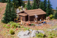 Log Cabin w/Barbecue Pit