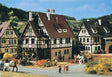 Half-Timbered House -- 3-7/8 x 2-5/8" 9.8 x 6.8cm