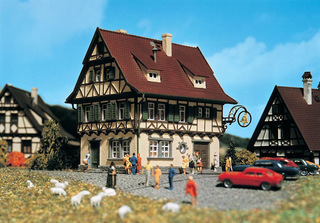 Half-Timbered Inn -- 3-1/4 x 2-7/8" 8.3 x 7.2cm