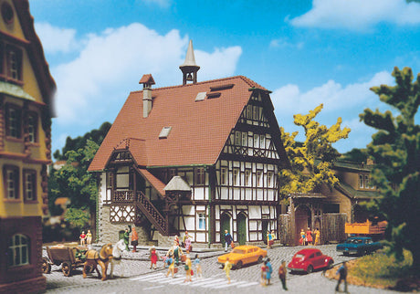Village Council Office -- 4-1/8 x 3-3/4" 10.6 x 9.5cm